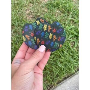Mickey Mouse & Friends Pride Car Coasters 2 Pack